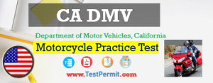 dmv motorcycle test california