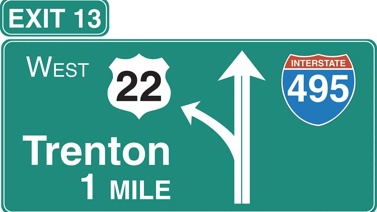 Interstate Sign Example