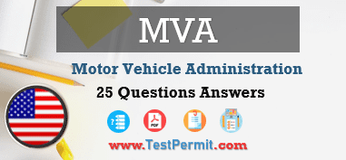 MVA Permit Practice Test 25 Questions Answers 2024