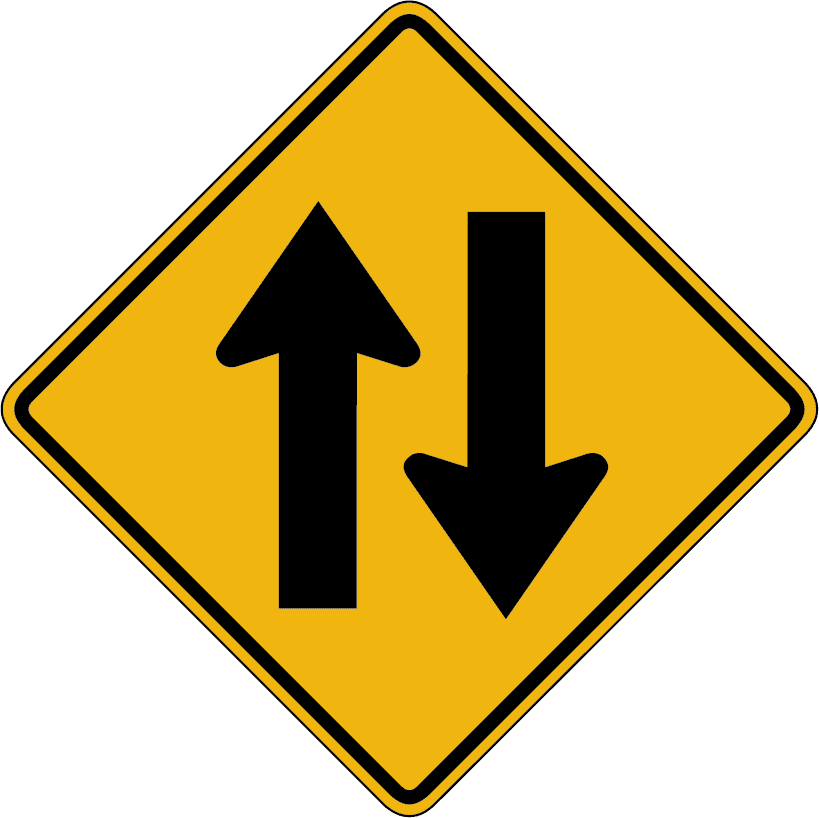 Two Way Traffic Sign 2024 [Updated] What does it mean?